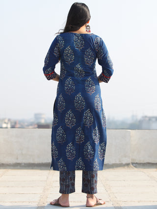 Bahaar Nazah - Set of Kurta Pants & Dupatta - KS03H1835D