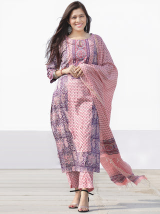 Nayab Samah - Set of Kurta Pants & Dupatta - KS76D2533D