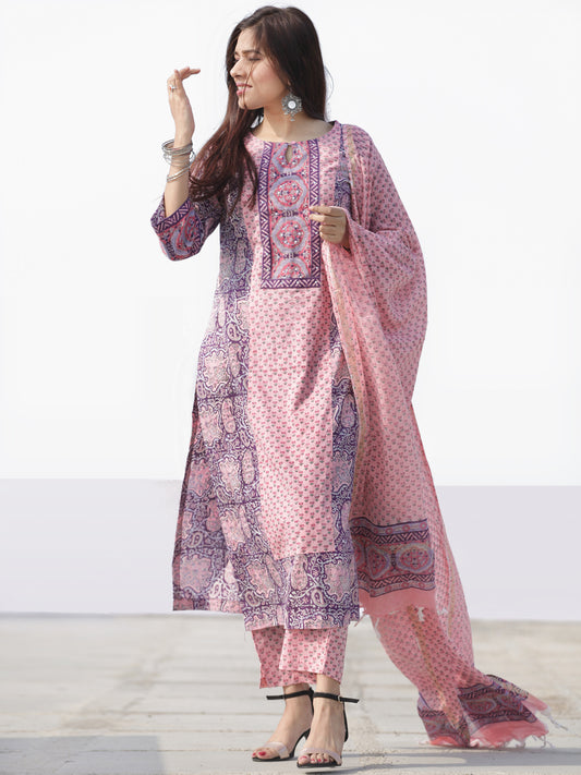Nayab Samah - Set of Kurta Pants & Dupatta - KS76D2533D