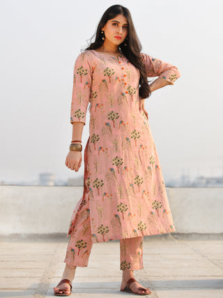 Raas Nusheen - Set of Straight Kurta & Pants  - KS89BXXXX