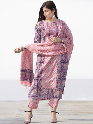 Nayab Samah - Set of Kurta Pants & Dupatta - KS76D2533D