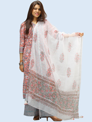 Rangrez Nazma - Set of Kurta Palazzo & Dupatta - KS53AE2168D