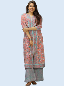 Rangrez Nazma - Set of Kurta Palazzo & Dupatta - KS53AE2168D