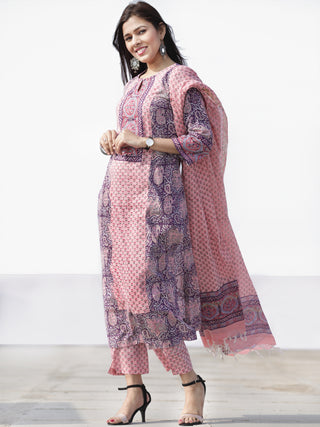 Nayab Samah - Set of Kurta Pants & Dupatta - KS76D2533D