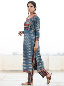 Bahaar Tisha - Set of Angrakha Kurta Pants & Dupatta - KS150A2453D