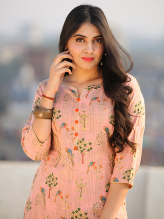 Raas Nusheen - Set of Straight Kurta & Pants  - KS89BXXXX