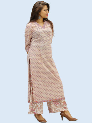 Rangrez Tarifa - Set of Kurta Palazzo & Dupatta - KS54AE2313D