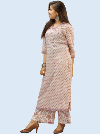 Rangrez Tarifa - Set of Kurta Palazzo & Dupatta - KS54AE2313D