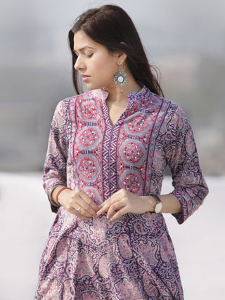 Nayab Samaira - Set of Kurta Pants & Dupatta - KS25R2533D