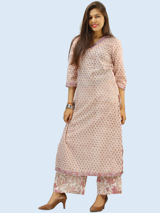 Rangrez Tarifa - Set of Kurta Palazzo & Dupatta - KS54AE2313D