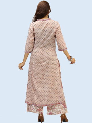 Rangrez Tarifa - Set of Kurta Palazzo & Dupatta - KS54AE2313D