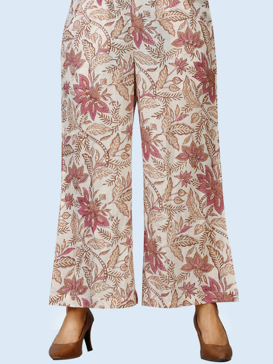 Rangrez Aabida - Cotton Palazzo - KP57A2316