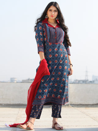 Bahaar Raaniya - Set of Kurta Pants & Dupatta - KS108A2065D