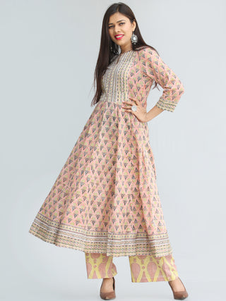 Rozana Nasreen Anarkali Kurta Palazzo Set - KS25CS2176