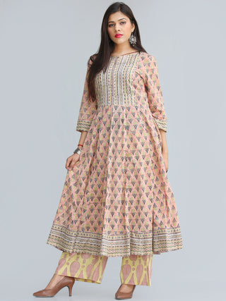 Rozana Nasreen Anarkali Kurta Palazzo Set - KS25CS2176