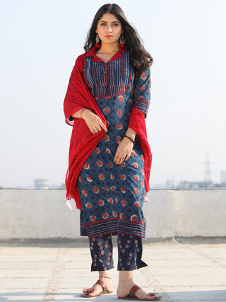 Bahaar Raaniya - Set of Kurta Pants & Dupatta - KS108A2065D