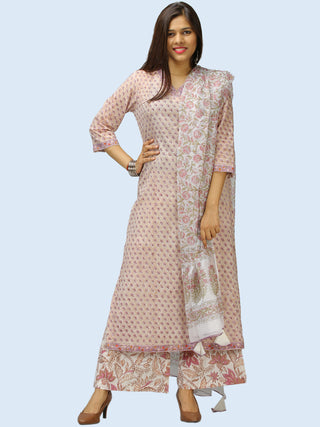 Rangrez Tarifa - Set of Kurta Palazzo & Dupatta - KS54AE2313D