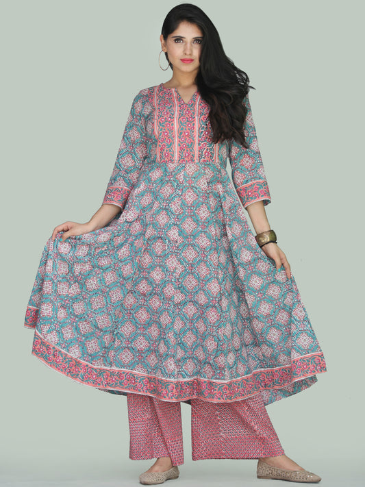 Rozana Nagma Anarkali Kurta Palazzo Set - KS25DS2267