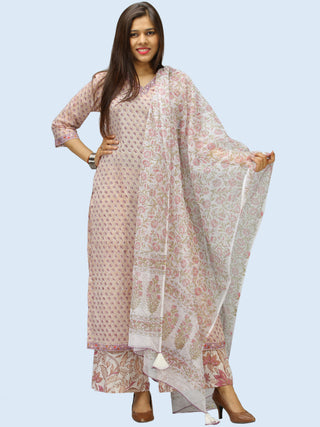 Rangrez Tarifa - Set of Kurta Palazzo & Dupatta - KS54AE2313D