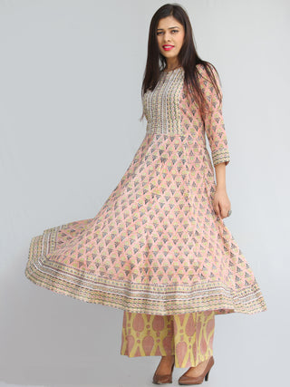Rozana Nasreen Anarkali Kurta Palazzo Set - KS25CS2176