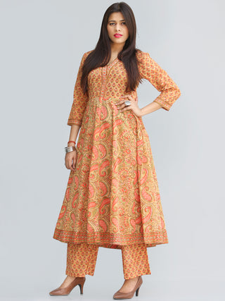 Rozana Zafraan Anarkali Kurta Palazzo Set - KS33AS2272