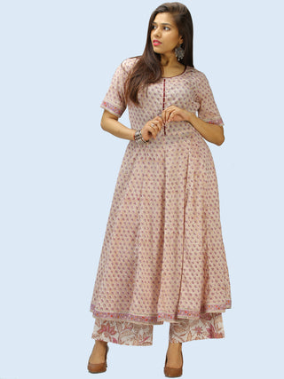 Rangrez Aabida - Set of Anarkali Kurta Palazzo & Dupatta - KS57A2313D