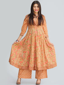 Rozana Zafraan Anarkali Kurta Palazzo Set - KS33AS2272