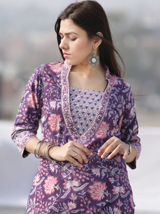 Nayab Tahsin - Set of Kurta Salwar Pants & Dupatta - KS60V2535D