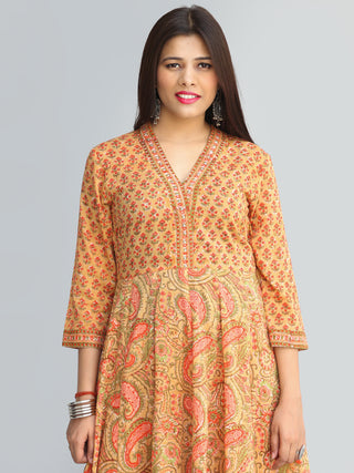 Rozana Zafraan Anarkali Kurta Palazzo Set - KS33AS2272