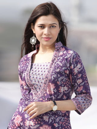 Nayab Tahsin - Set of Kurta Salwar Pants & Dupatta - KS60V2535D