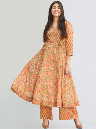 Rozana Zafraan Anarkali Kurta Palazzo Set - KS33AS2272