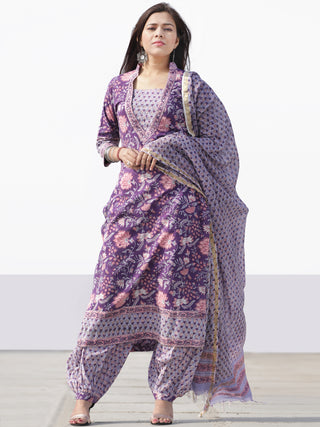 Nayab Tahsin - Set of Kurta Salwar Pants & Dupatta - KS60V2535D