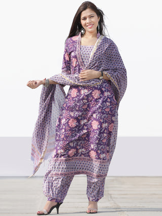 Nayab Tahsin - Set of Kurta Salwar Pants & Dupatta - KS60V2535D