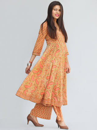 Rozana Zafraan Anarkali Kurta Palazzo Set - KS33AS2272
