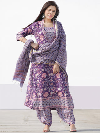 Nayab Tahsin - Set of Kurta Salwar Pants & Dupatta - KS60V2535D