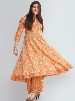 Rozana Zafraan Anarkali Kurta Palazzo Set - KS33AS2272