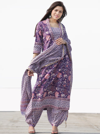 Nayab Tahsin - Set of Kurta Salwar Pants & Dupatta - KS60V2535D