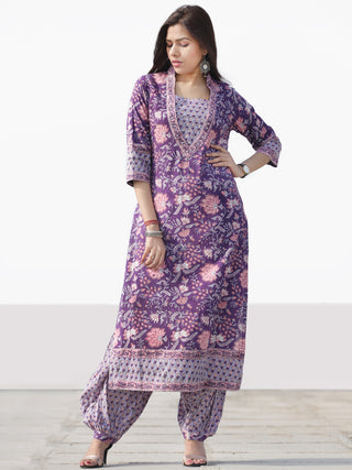 Nayab Tahsin - Set of Kurta Salwar Pants & Dupatta - KS60V2535D