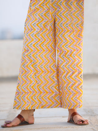 Raas Adab - Set of Flared Kurta & Palazzo  - KS90B2300