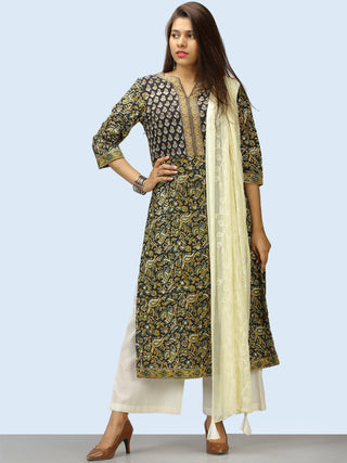 Bahaar Mahira - Set of Kurta Palazzo & Dupatta - KS42A2262D