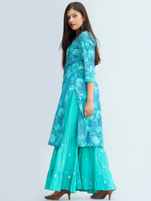 Rozana Manan Kurta Sharara Set - KS34AS2207