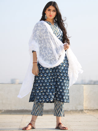 Bahaar Rada - Set of Kurta Pants & Dupatta - KS60L908D