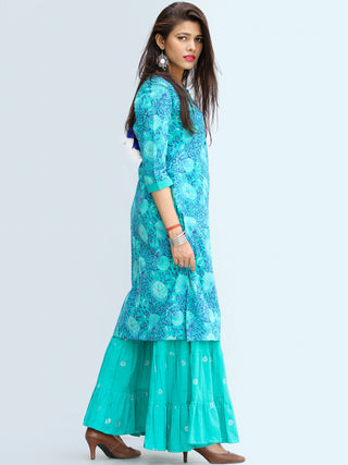 Rozana Manan Kurta Sharara Set - KS34AS2207