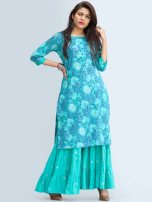 Rozana Manan Kurta Sharara Set - KS34AS2207