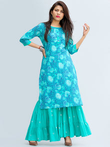 Rozana Manan Kurta Sharara Set - KS34AS2207