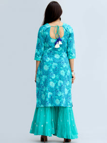 Rozana Manan Kurta Sharara Set - KS34AS2207