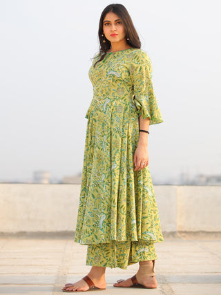 Raas Nawfar - Set of Flared Kurta & Palazzo  - KS101A2299