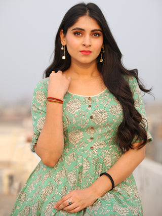 Raas Nasara - Set of Flared Kurta & Palazzo  - KS101B2294