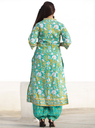 Nayab Gulrang - Set of Kurta Salwar Pants & Dupatta - KS01H2524D