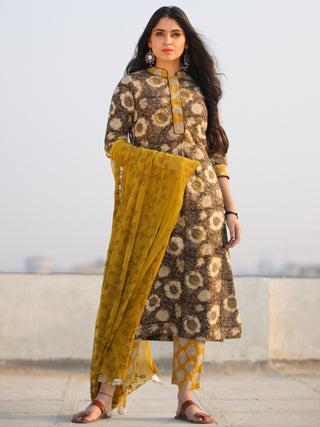 Bahaar Rabiqa - Set of Kurta Pants & Dupatta - KS110A1343D